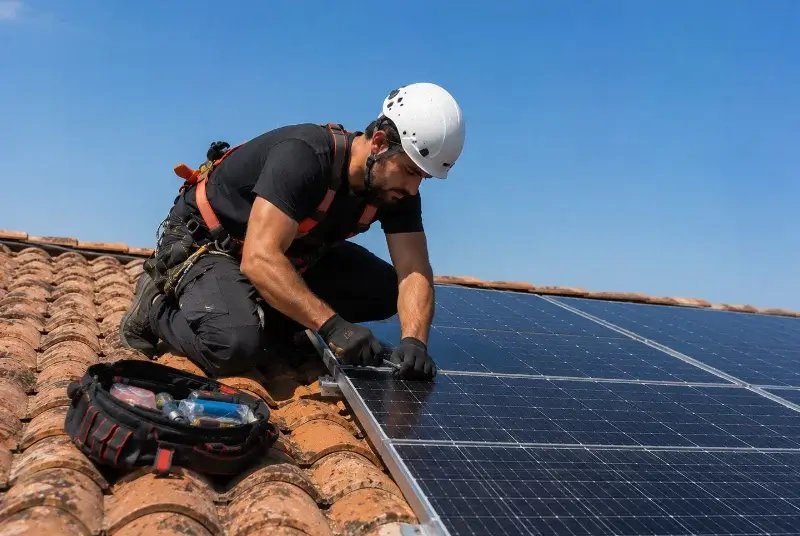 Maintenance et monitoring de panneaux solaires à Allennes-les-Marais